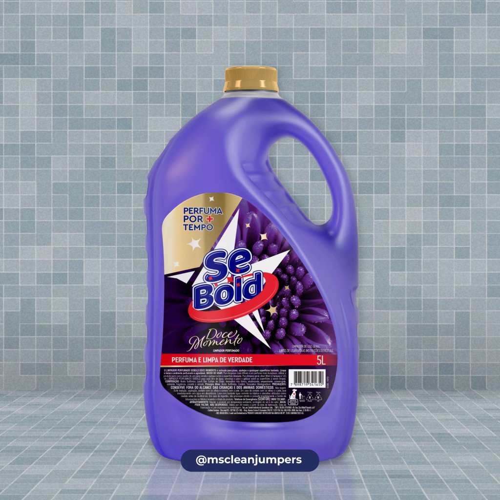 Limpador Perfumado Doce Momento 5L Sebold