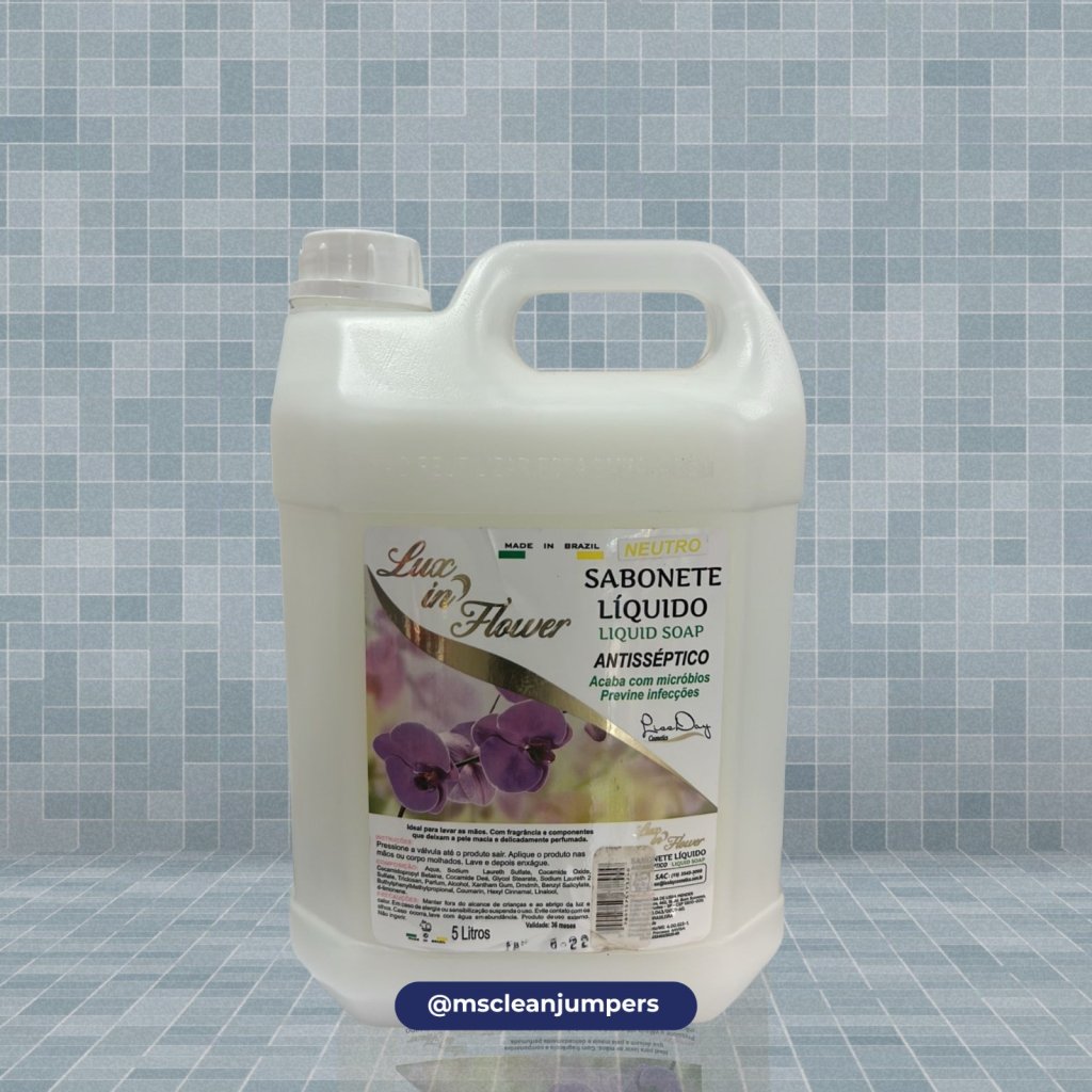Sabonete Líquido Neutro 5L Limpa Lux