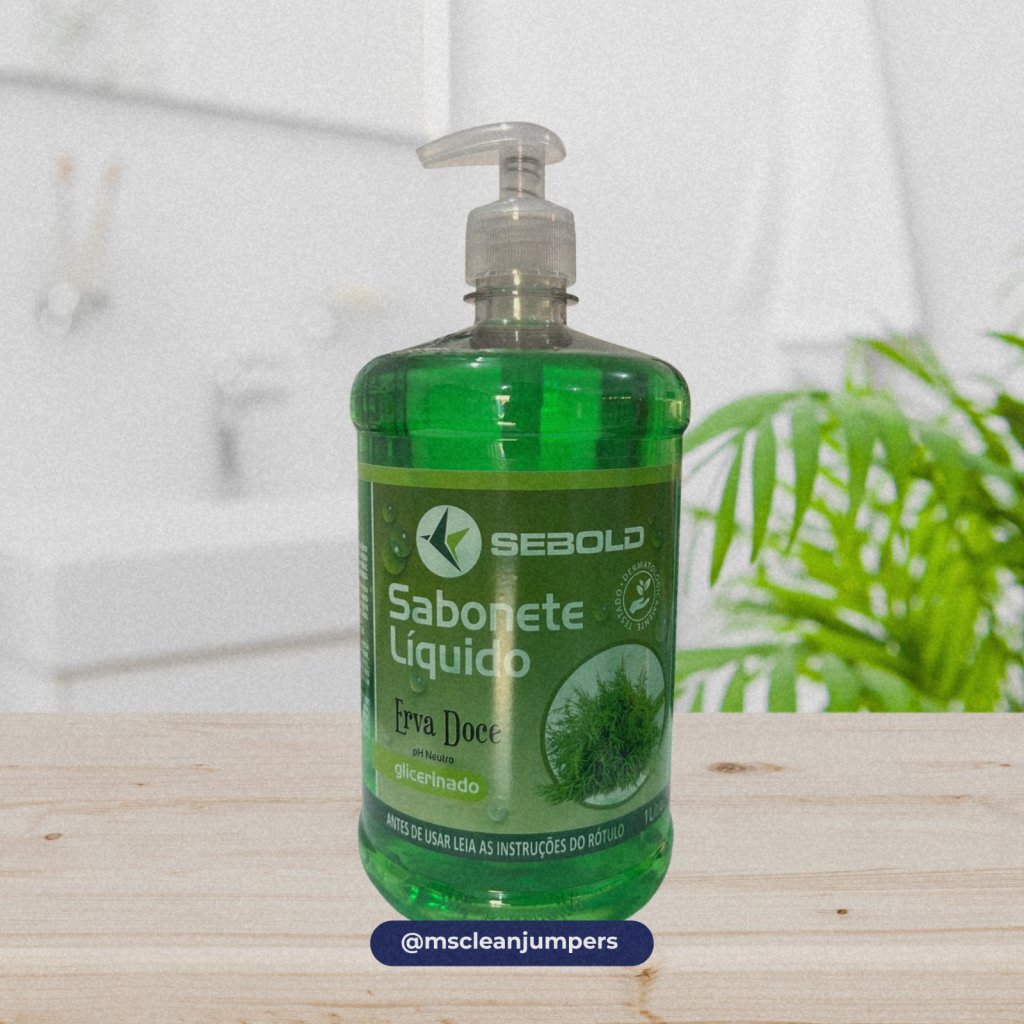 Sabonete Líquido Glicerinado de Erva Doce 1L