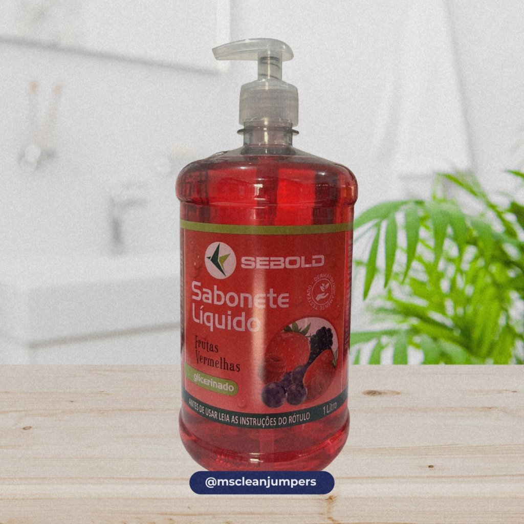 Sabonete Líquido Glicerinado de Frutas Vermelhas 1L