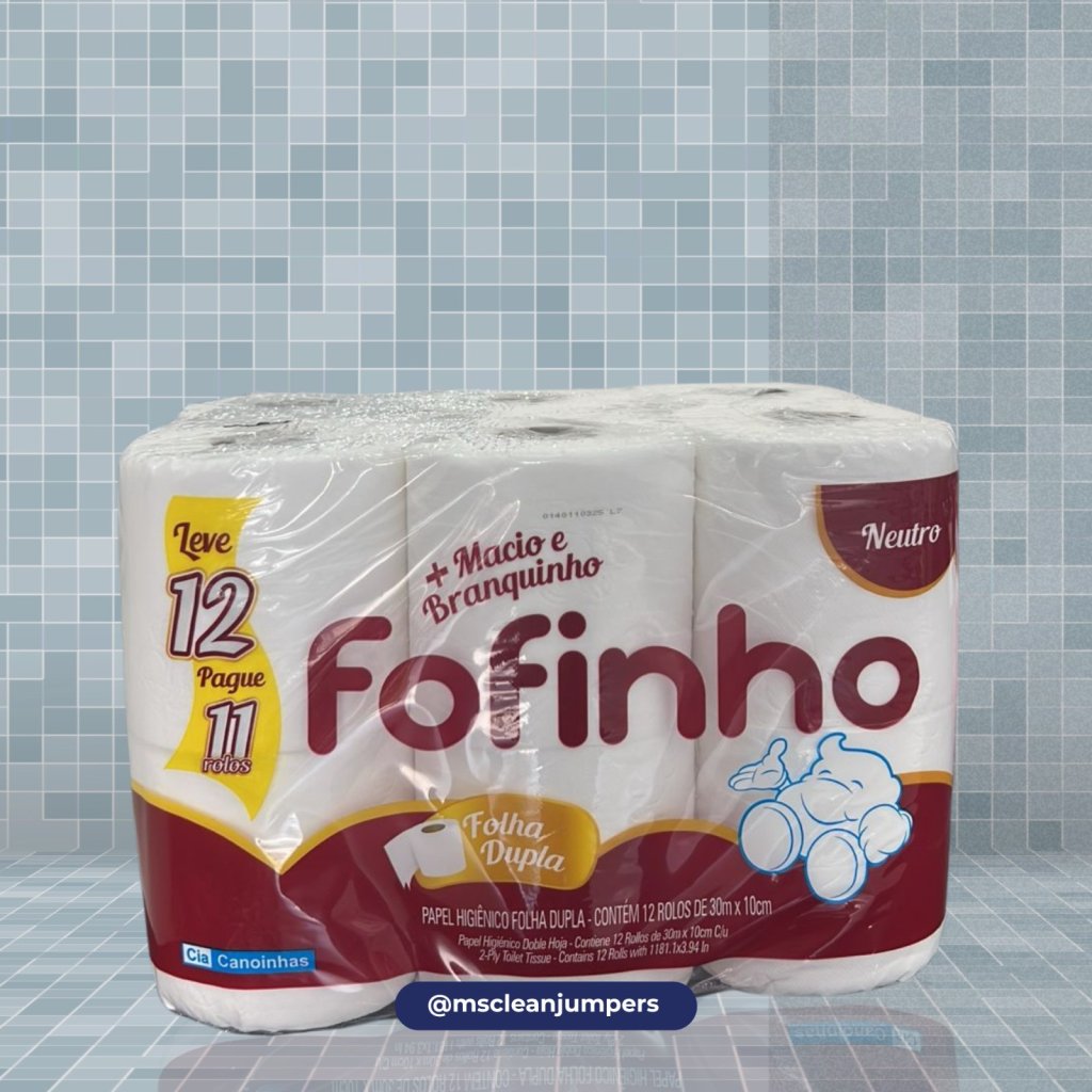 Papel Higiênico folha dupla 12x30