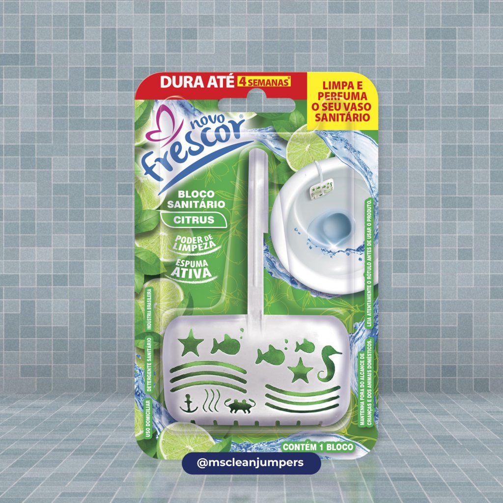 Bloco Sanitário Novo Frescor Citrus 30G