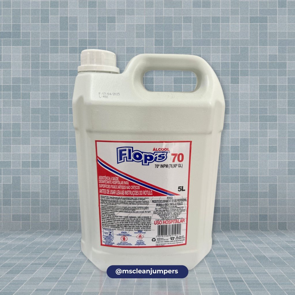 Álcool Líquido Flops 70% 5L