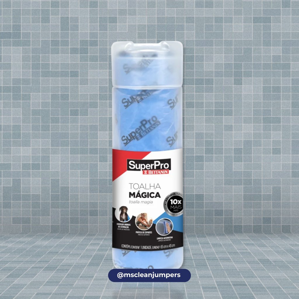 Toalha Mágica BTN Azul 65x45