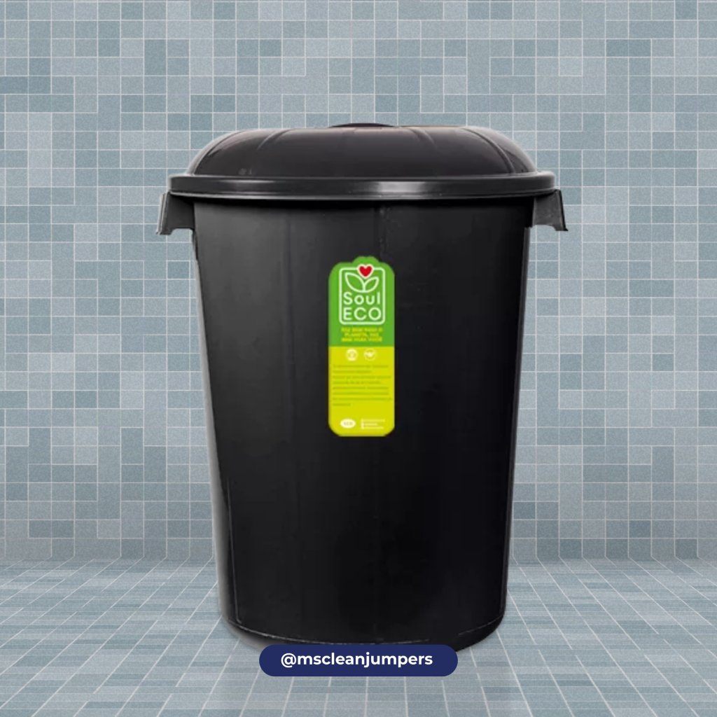 LIXEIRA COM TAMPA ECO 61L