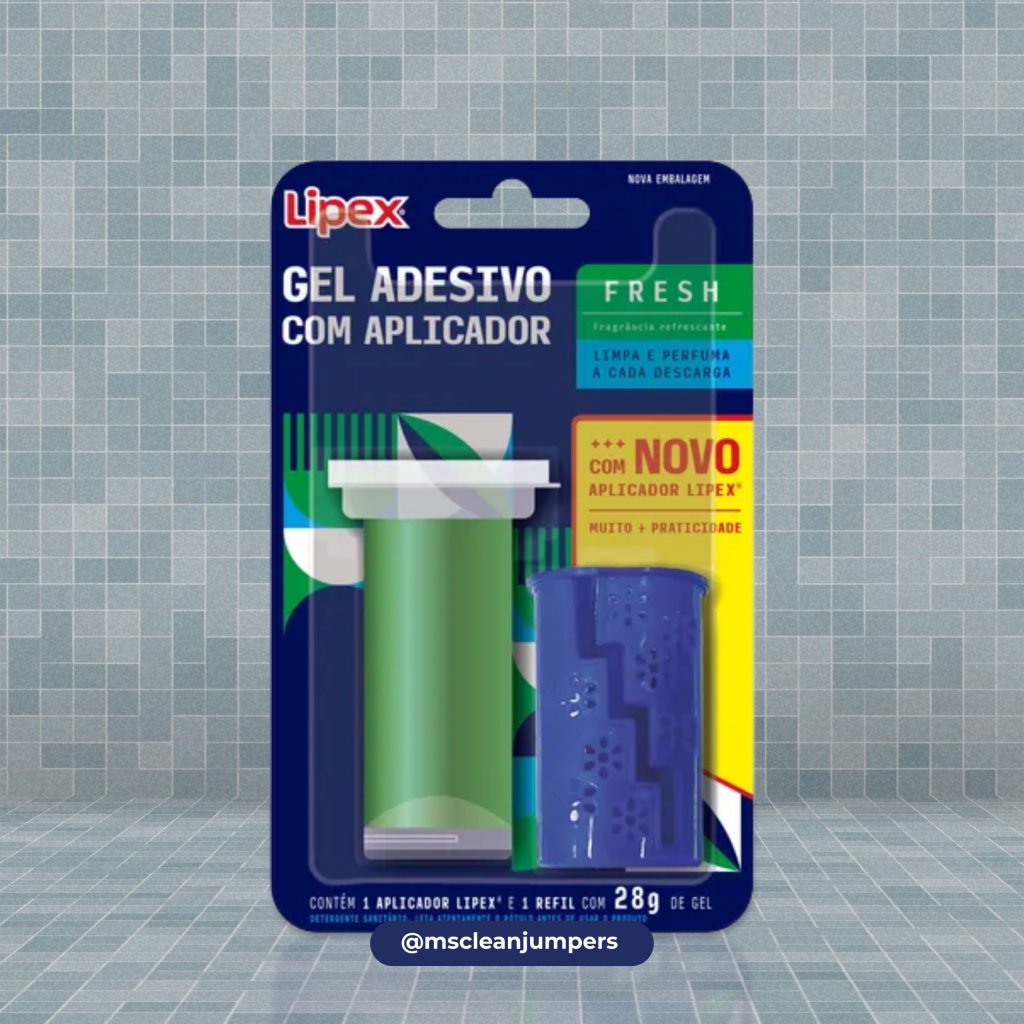 Gel Sanitário Adesivo C/ Aplicador Fresh 28G