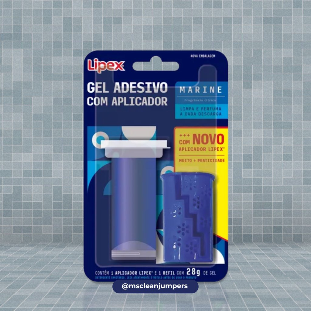 Gel Sanitário Adesivo C/ Aplicador Marine 28G