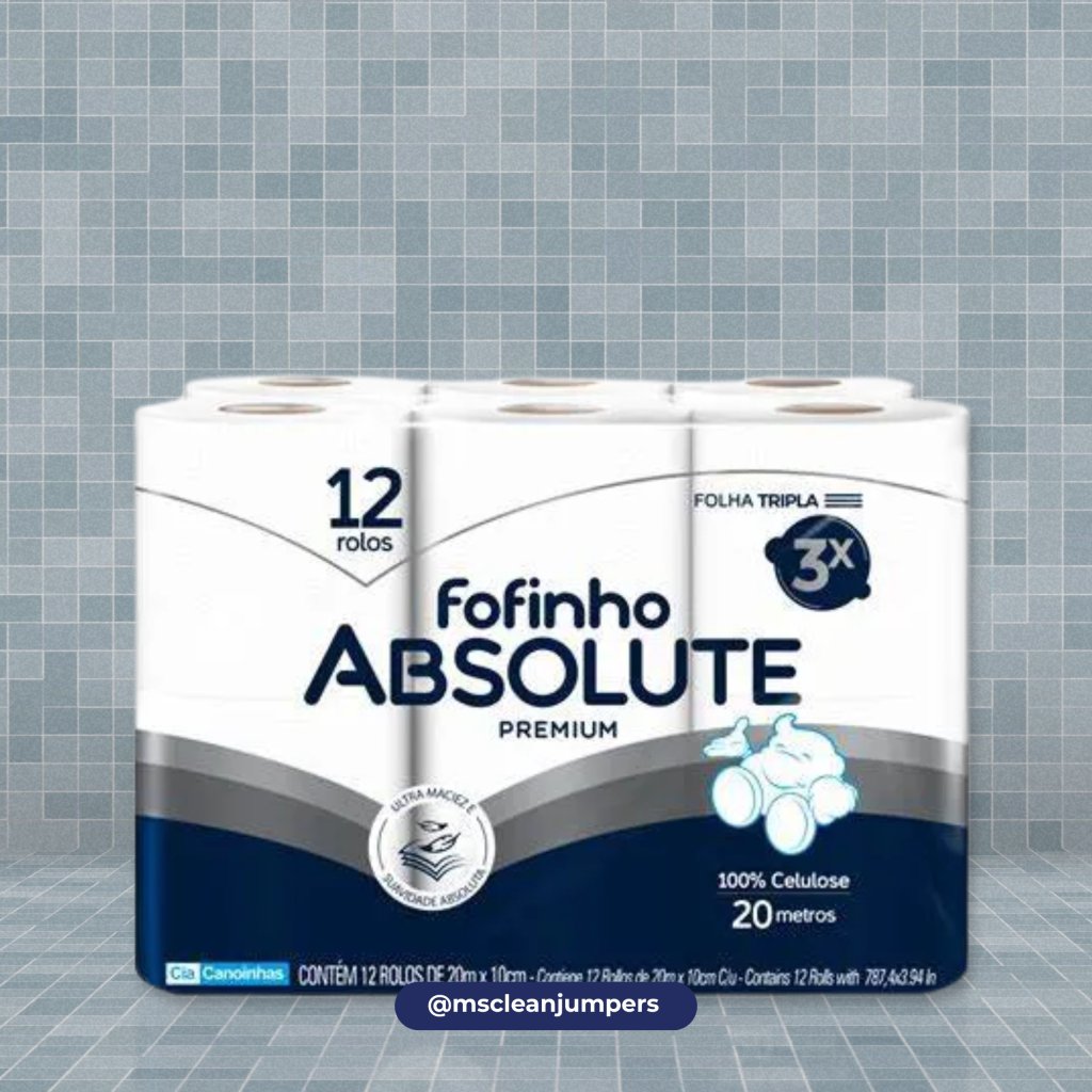 Papel Higiênico folha tripla Premium