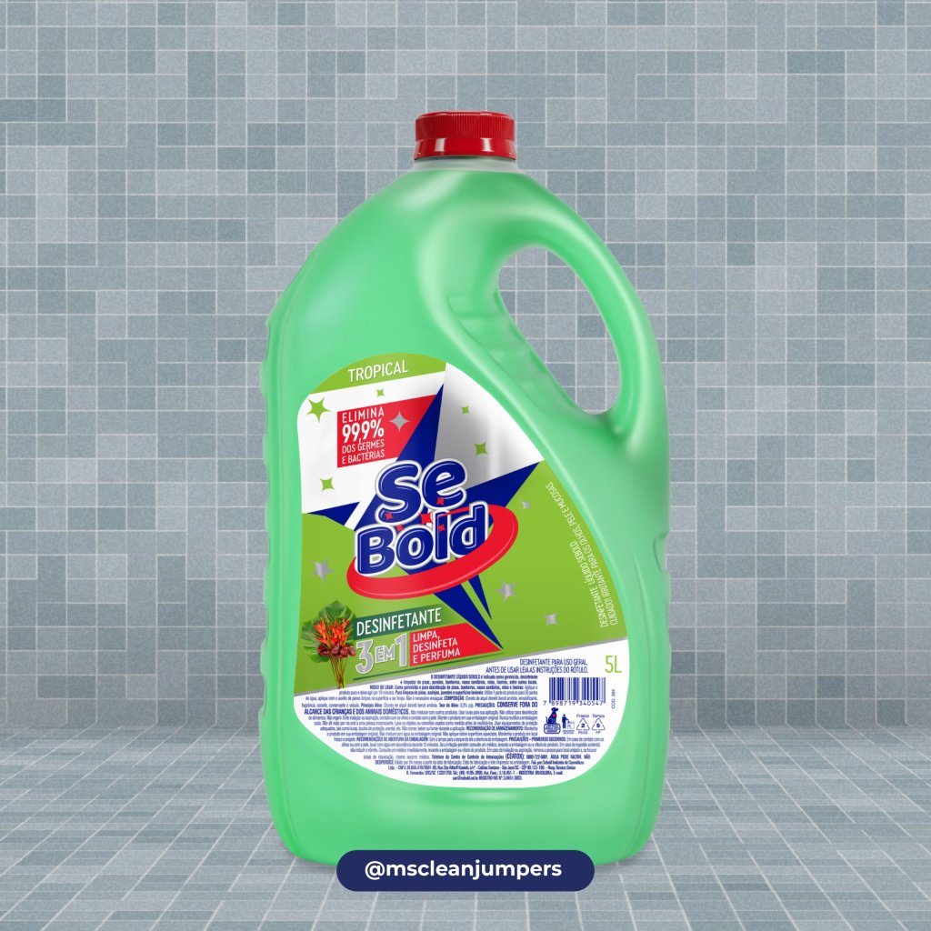 DESINFETANTE SEBOLD TROPICAL 5L