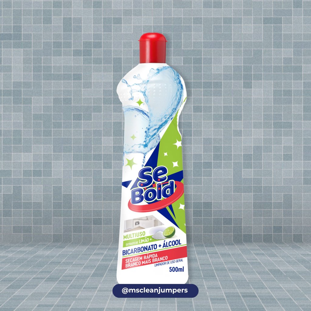MULTIUSO SEBOLD C/ BICARBONATO + ÁLCOOL + EXTR. LIMÃO 500ML