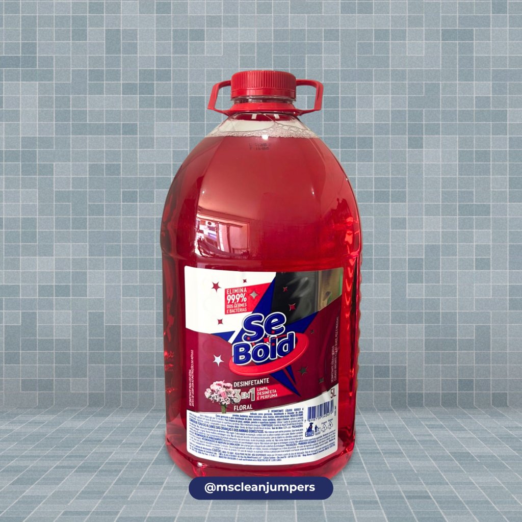 DESINFETANTE LIQUIDO SEBOLD FLORAL 5L