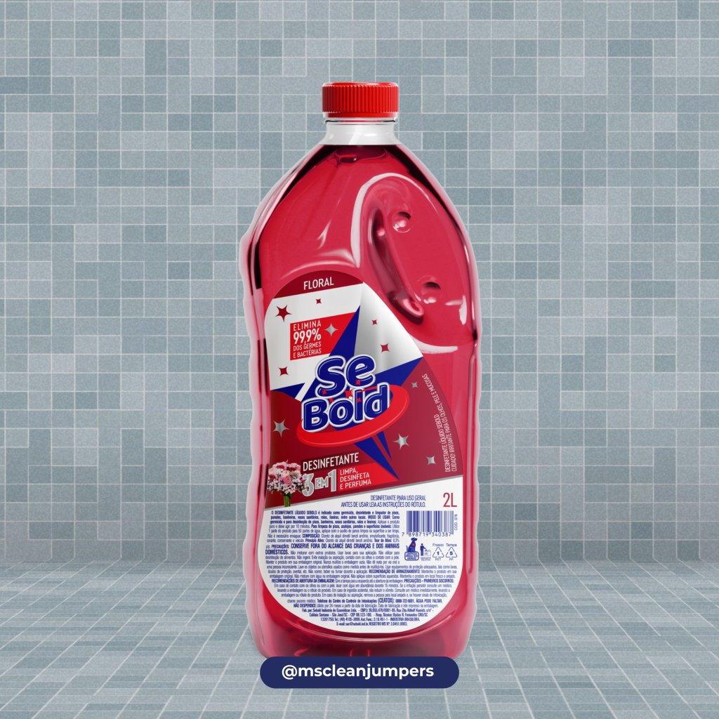 DESINFETANTE LIQUIDO SEBOLD FLORAL 2L