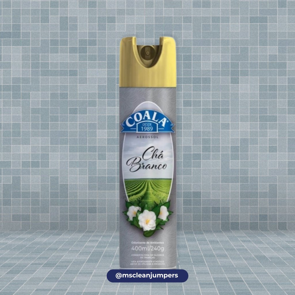 ODORIZANTE DE AMB. AEROSSOL COALA 400ML/240GR - CHA BRANCO