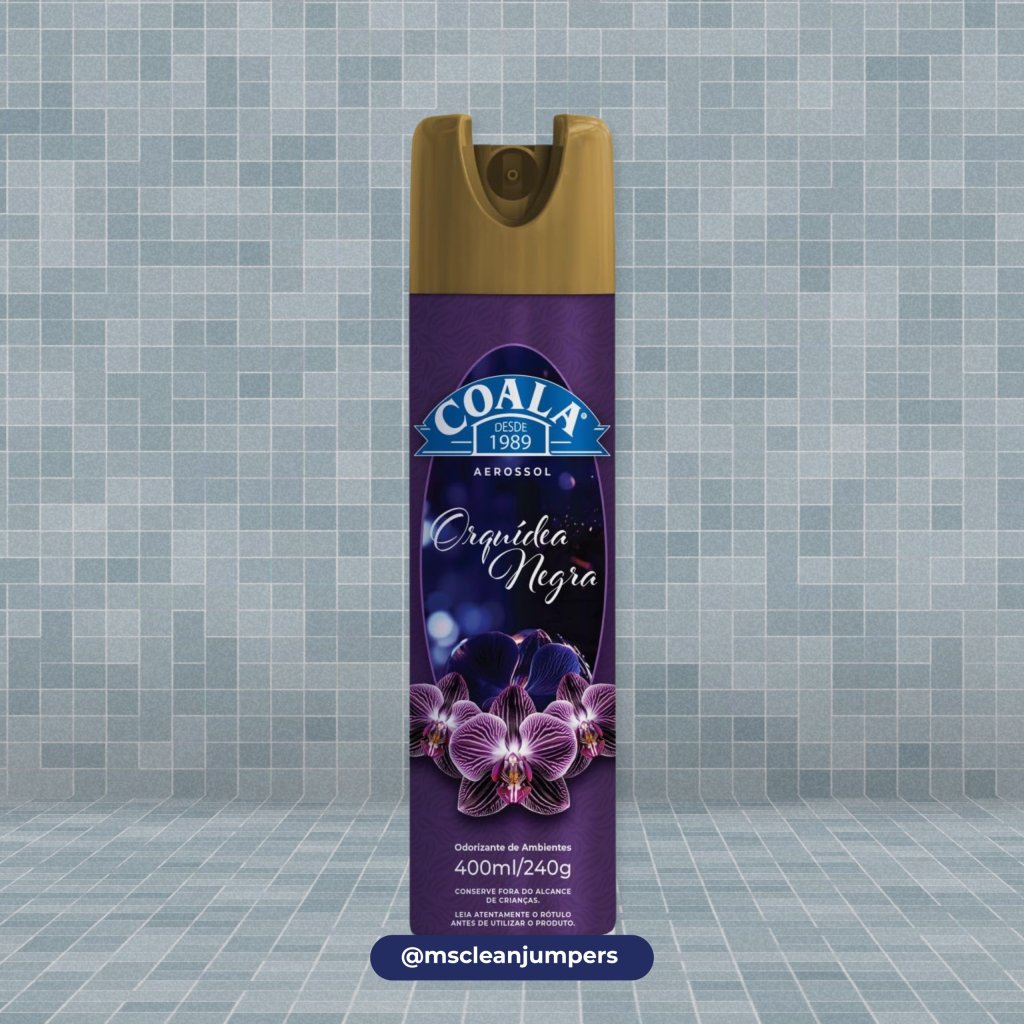 ODORIZANTE DE AMB. AEROSSOL COALA 400ML/240GR - ORQUIDEA NEGRA