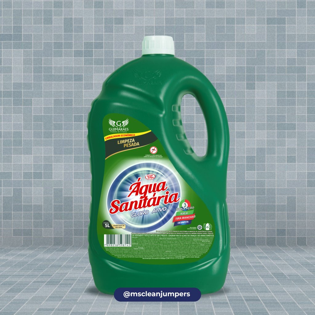 AGUA SANITARIA GUIMARAES CLORO ATIVO 5L