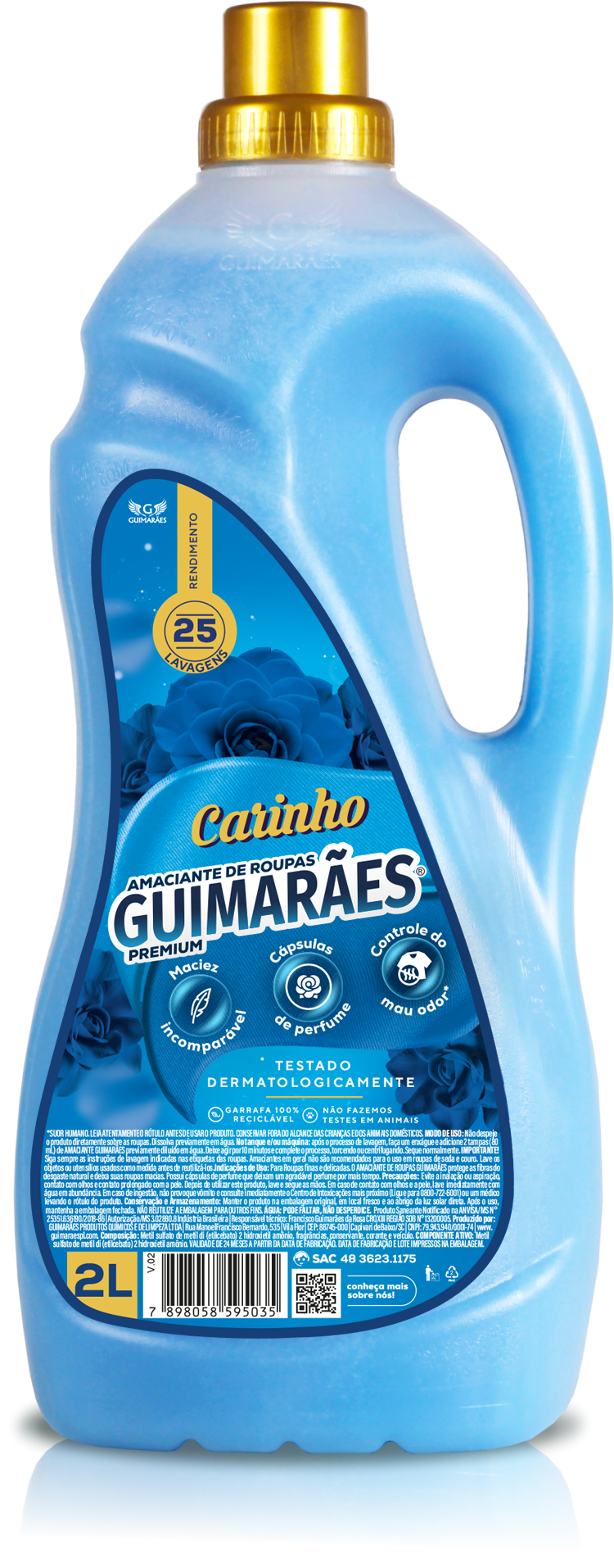 Amaciante Guimarães Carinho 2L