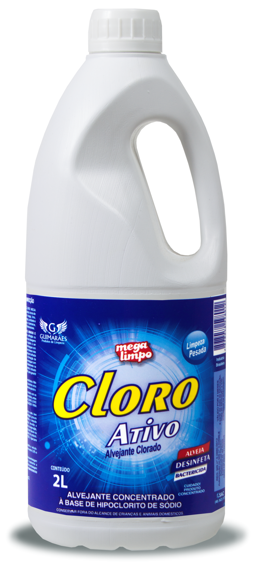CLORO LIQUIDO GUIMARAES CLORO ATIVO 2L
