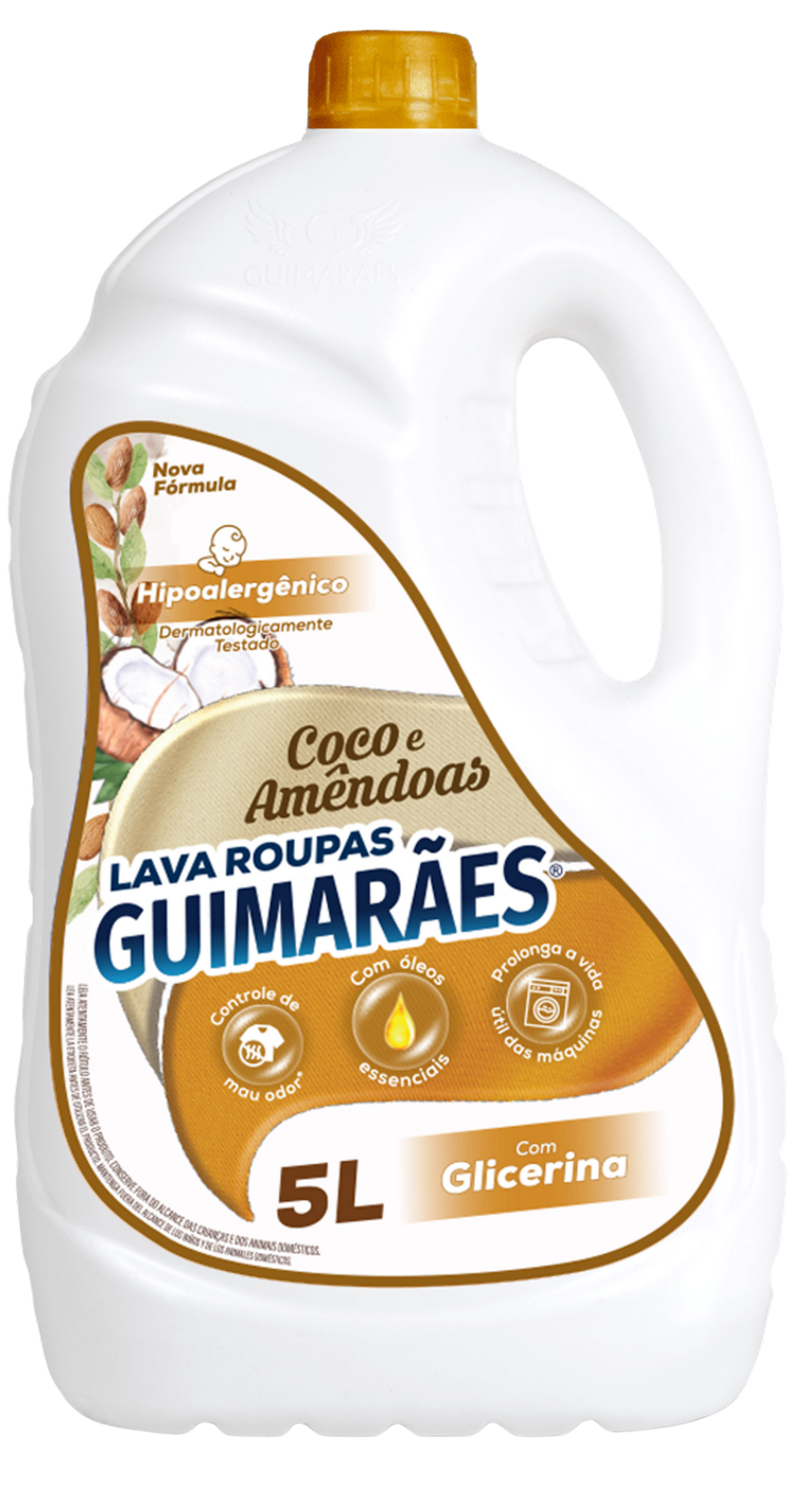  Lava Roupas Guimarães Coco e Amêndoa 5L