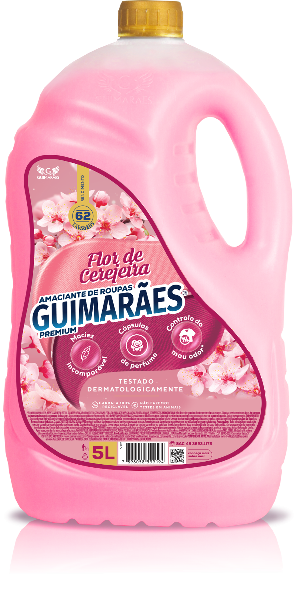 AMACIANTE GUIMARAES FLOR DE CEREJEIRA 5L