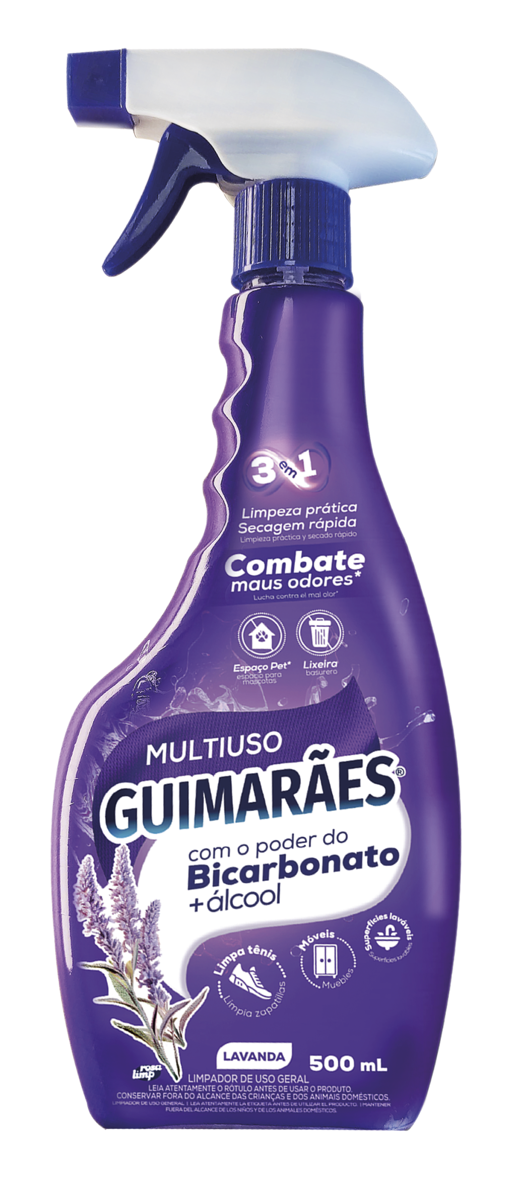 Multiuso Guimarães Lavanda + Bicarbonato 500 ML 