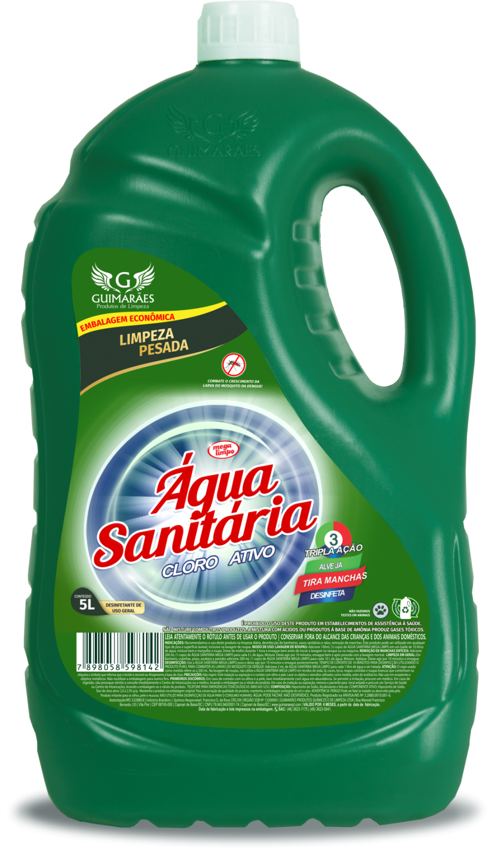 Água Sanitária Guimarães 5L