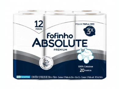 Papel Higiênico folha tripla Premium