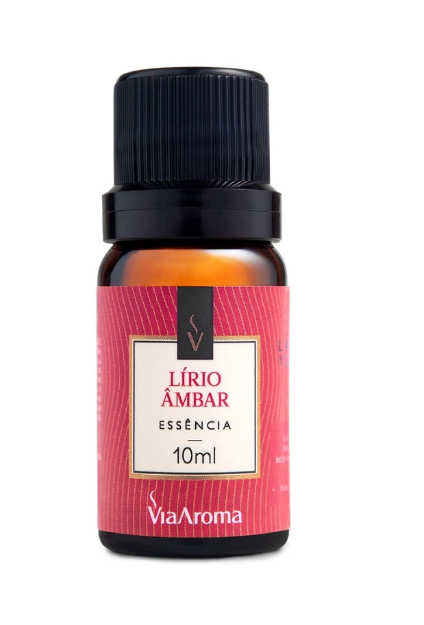 ESSENCIA VIA AROMA 10ML CLASSICA LIRIO AMBAR