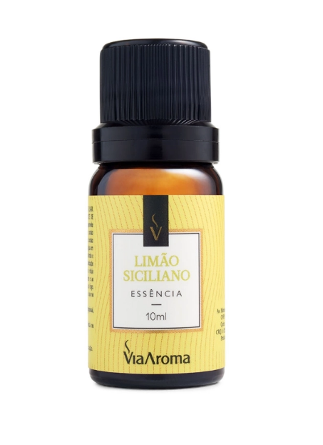 ESSENCIA VIA AROMA 10ML CLASSICA LIMAO SICILIANO