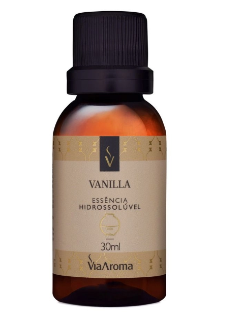 ESSENCIA HIDROSSOLUVEL VIA AROMA 30ML CLASSICA VANILLA