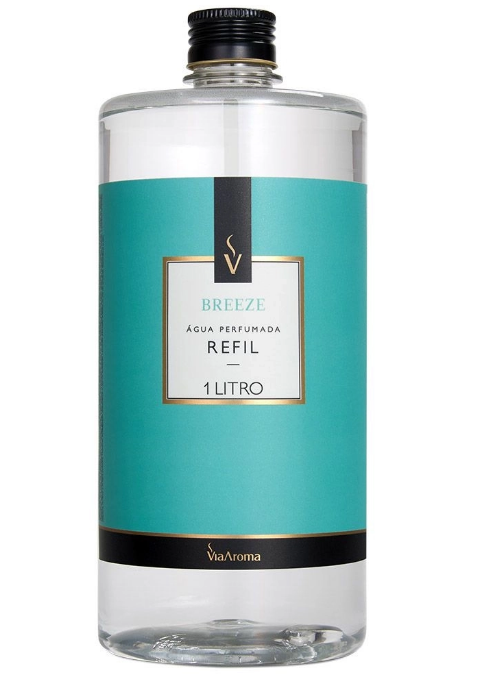REFIL VIA AROMA 1LT AGUA PERF. CLASSICA BREEZE