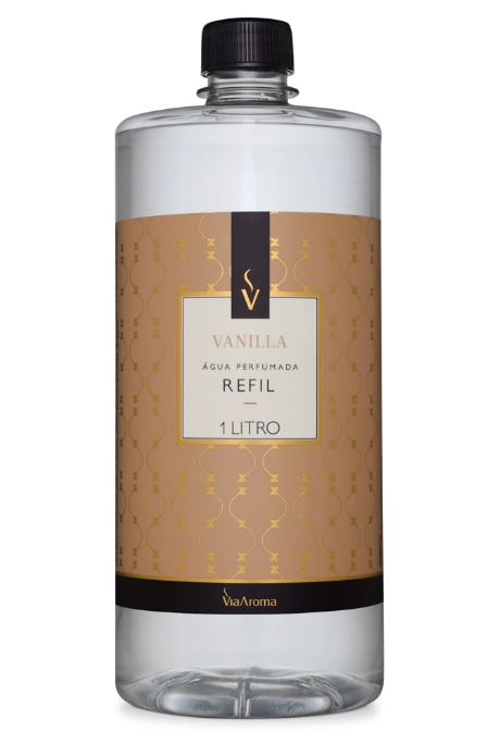 REFIL VIA AROMA 1LT AGUA PERF. CLASSICA VANILLA