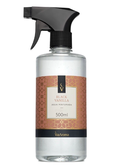 AGUA PERF. VIA AROMA 500ML CLASSICA BLACK VANILLA