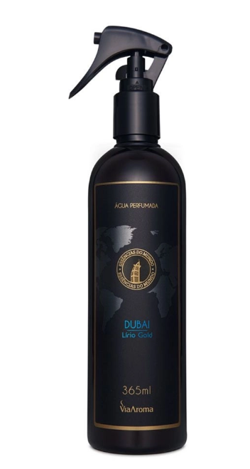AGUA PERF. VIA AROMA 365ML MUNDO DUBAI LIRIO GOLD