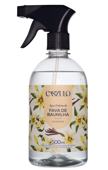 Água Perfumada Fava de Baunilha Caszulo - 500ml
