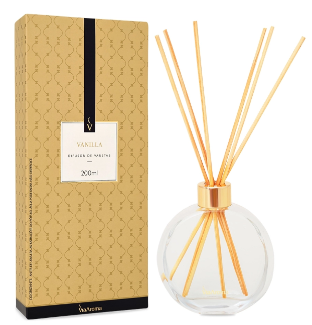 Difusor de Varetas Vanilla Via Aroma - 200ml