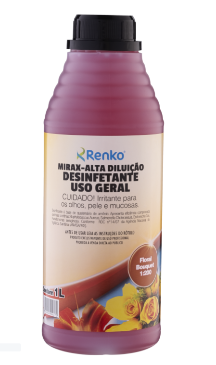 DESINFETANTE MIRAX ALTA DULUIÇÃO FLORAL BOUQUET 1L RENKO