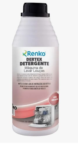 Dertex Detergente P/ Máquina De Lavar Louça 1l Renko