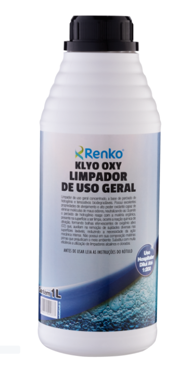 LIMPADOR DE USO GERAL A BASE DE PERÓXIDO KLYO OXY 1L – RENKO