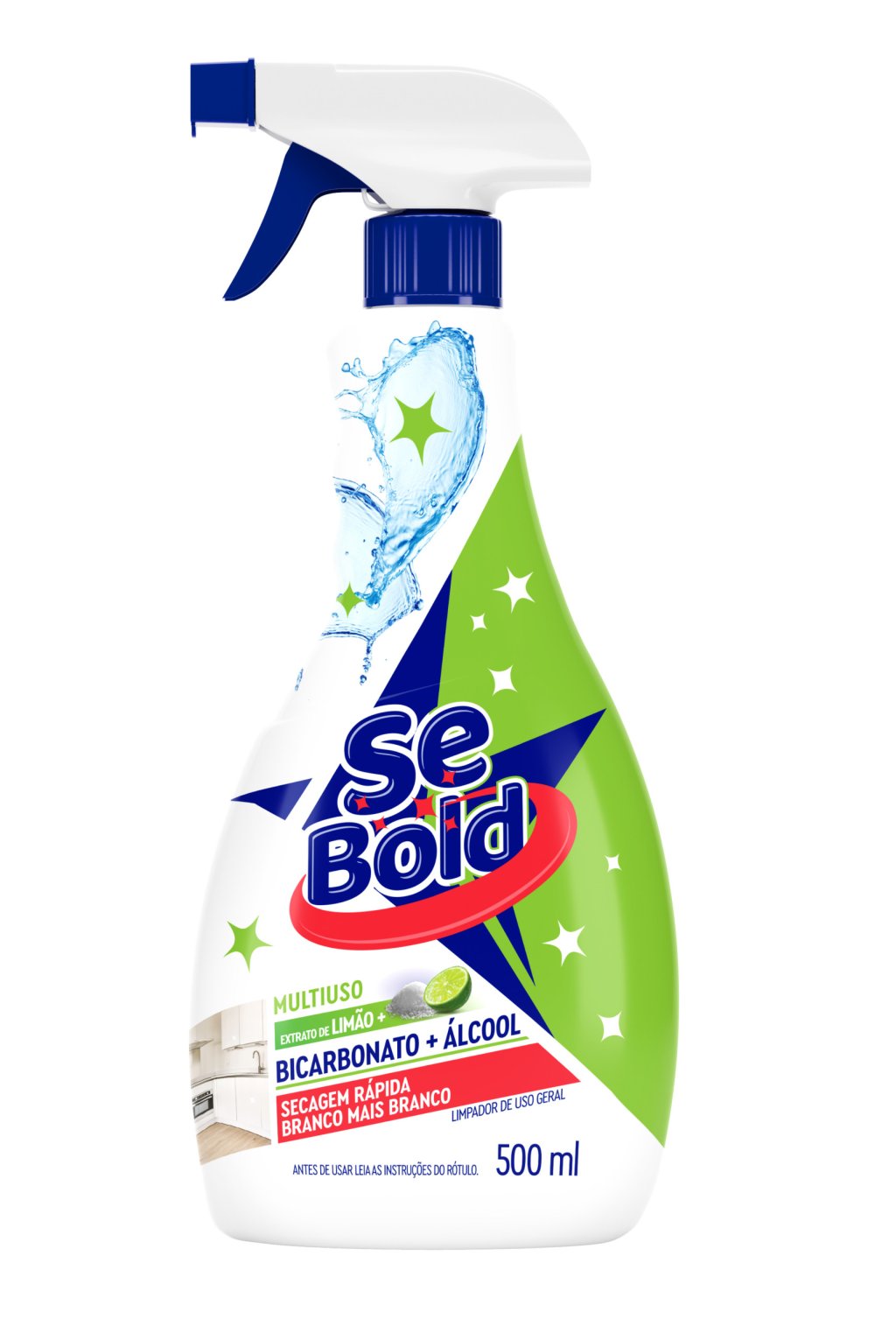 Multiuso Sebold Bicarbonato + Limão 500 ml