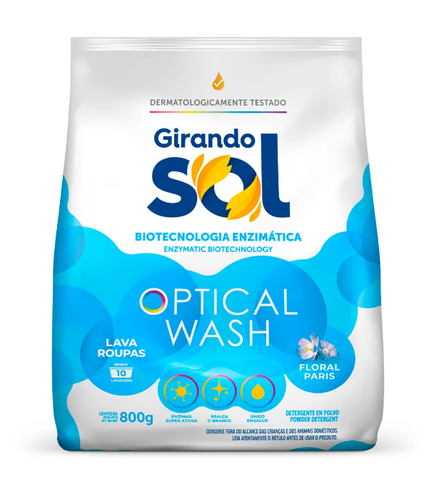 LAVA ROUPAS G. SOL OPTICAL WASH HIPOALERGENICO 800G