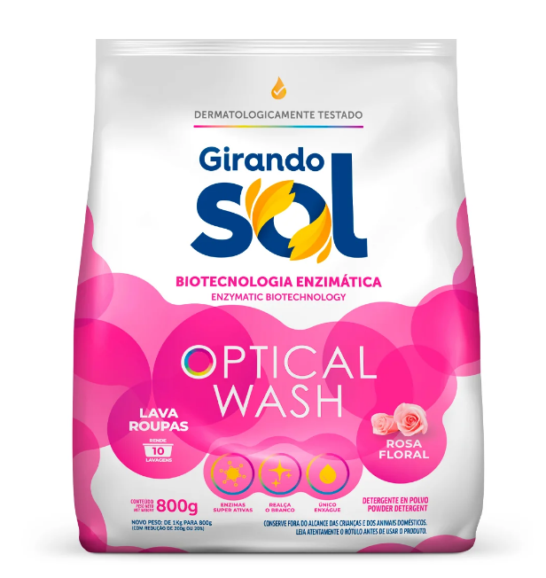 LAVA ROUPAS G.SOL OPTICAL WASH ROSA 800G