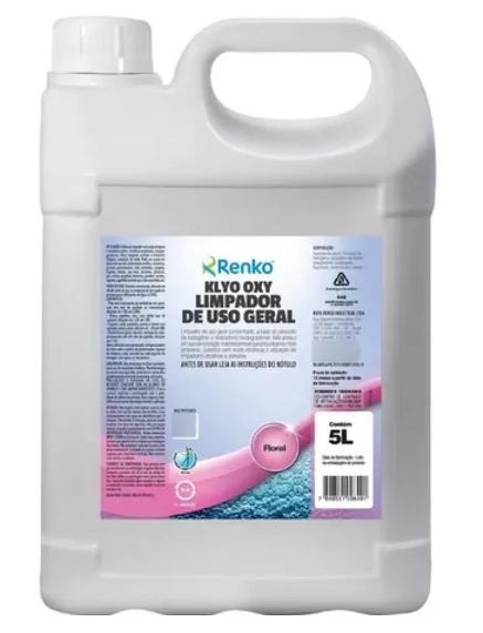 Klyo Oxy Limpador Peroxido Hidrogenio Floral 5l Kpef Renko