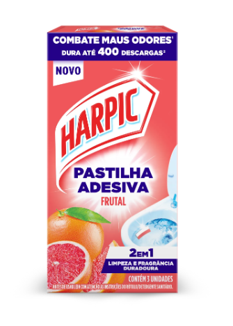 Harpic Pastilha Adesiva Frutal