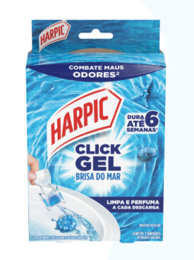 Harpic Click Gel Brisa do Mar