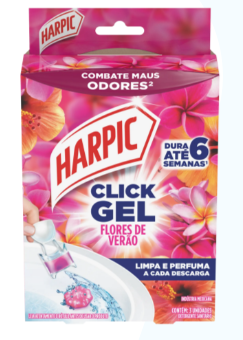 Harpic Click Gel Flores de Verão
