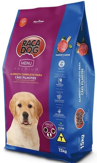 Raça dog Filhote Carne