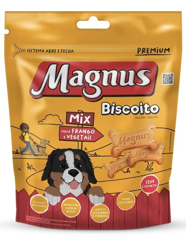 Magnus Biscoito Mix Frango e Vegetais