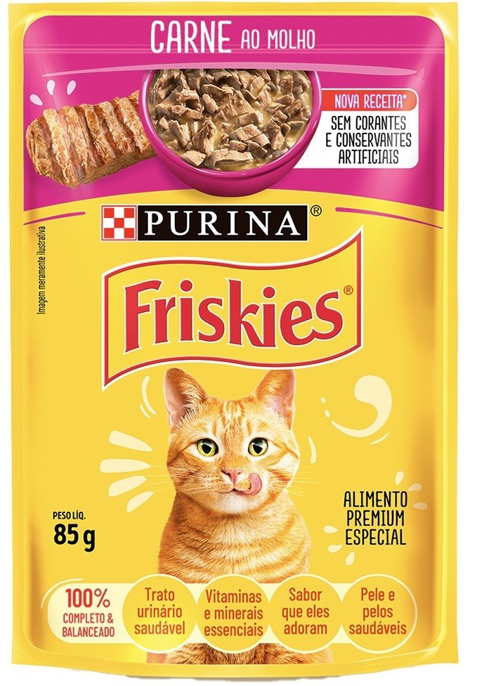 Sachê Friskies Carne 85g
