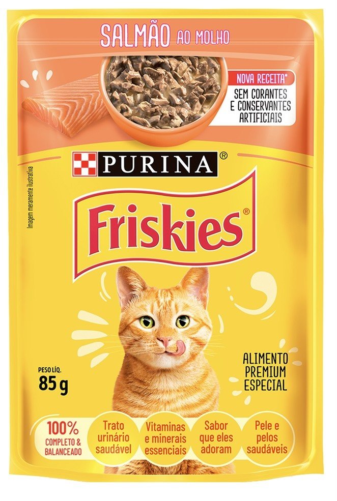 Sachê Friskies Salmão 85g