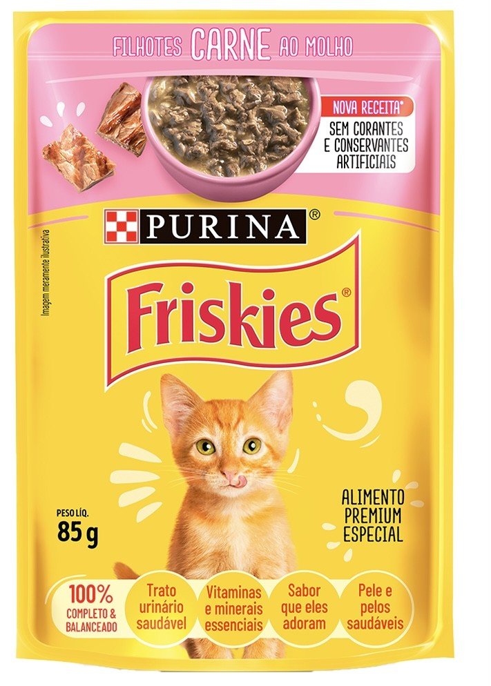 Sachê Friskies Carne 85g 